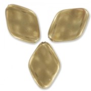 Perle attorcigliate madreperlate mm. 19x13 Bronzo x10|raw }}