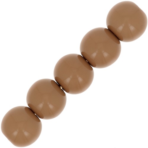 Tonde Polaris Opaco mm. 6 Marrone chiaro x10