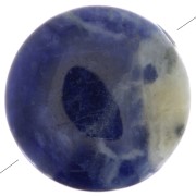 Perla piatta rotonda - disco - gemma 8 mm - Sodalite x1|raw }}