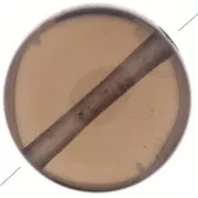 Perla piatta rotonda - disco - gemma 8 mm - Quarzo sfumato x1