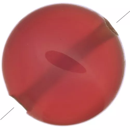 Perla piatta rotonda - disco - 8 mm in pietra preziosa tinta - Red Onyx x1