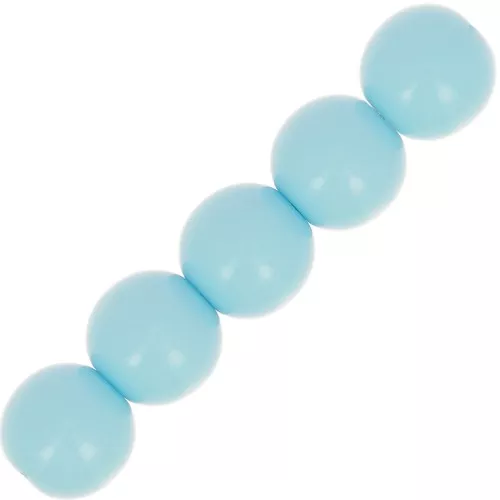 Tonde Polaris Opaco mm. 6 Aquamarine x10