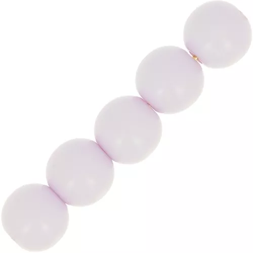 Tonde Polaris Opaco mm. 6 Lilac x10