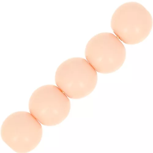 Tonde Polaris Opaco mm.  6 Light Peach x10