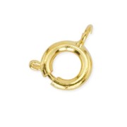 Chiusura a molla mm. 8 con anello aperto di Gold filled