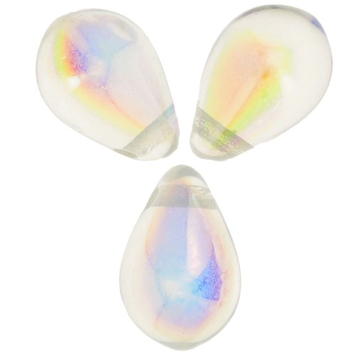 Gocce mm. 6x9 Crystal AB x25