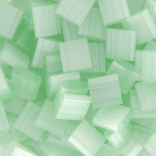Miyuki Tila Beads 5x5x1.9 mm TL-2559 - Silk Pale Green x10g