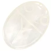 Cabochon Ovale inciso Scarabeo 25x18 mm Madreperla - Naturale x1