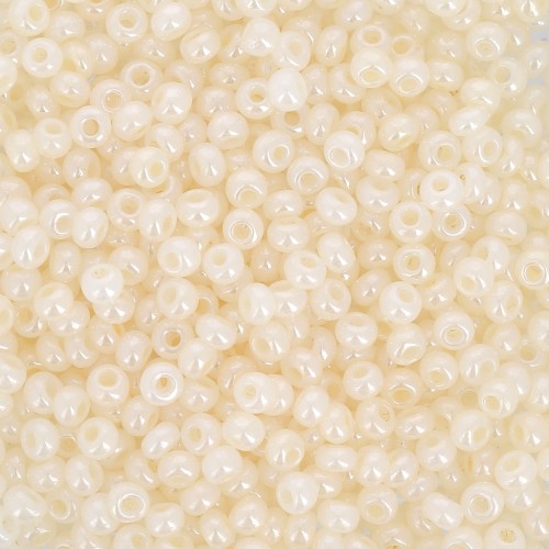 Perla Preciosa 11/0 da 2 mm - Crema perlata x 20 g