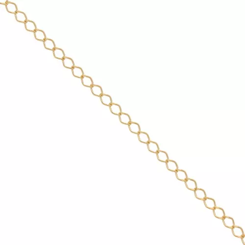 Catena Rombo 2.75 mm - Placcata in oro 3 micron x50cm