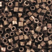 Miyuki Delica 10/0 Hex Cut DBMC0022 - Bronzo scuro metallizzato x8gr