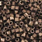Miyuki Delica 10/0 Hex Cut DBMC0022 - Bronzo scuro metallizzato x8gr