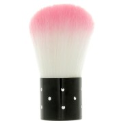 Pennello grande Blush - make up - da decorare 66x25mm - strass - nero - bianco x1|raw }}