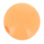 Perla di resina opaca 10 mm Arancione pallido x1