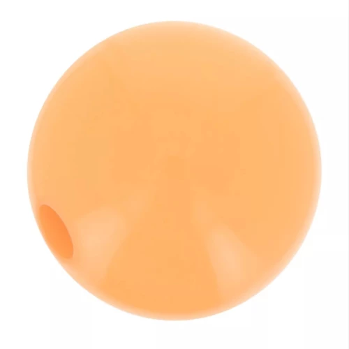 Perla di resina opaca 10 mm Arancione pallido x1