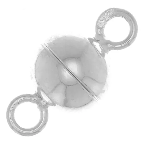 Chiusura sfera magnetica mm. 6 Argento 925 x1