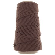 Gomitolo di cordone cotone per macramè Supremo 3XL pettinato - Chocolate x75m|raw }}