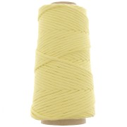 Gomitolo di cordone cotone per macramè Supremo 3XL pettinato - Giallo chiaro x75m
