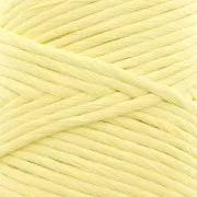 Gomitolo di cordone cotone per macramè Supremo 3XL pettinato - Giallo chiaro x75m