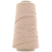 Gomitolo di cordone cotone per macramè Supremo 3XL pettinato - Blush x75m