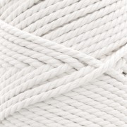 Rocchetto di corda di cotone macramè 3 mm - Ecrù x50m