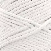 Rocchetto di corda di cotone macramè 3 mm - Ecrù x50m