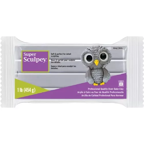 Pasta Super Sculpey Originale 454 gr - Grigio