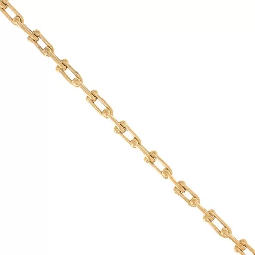 Catena fantasia da 8 mm in acciaio inossidabile 304 Dorato x50cm
