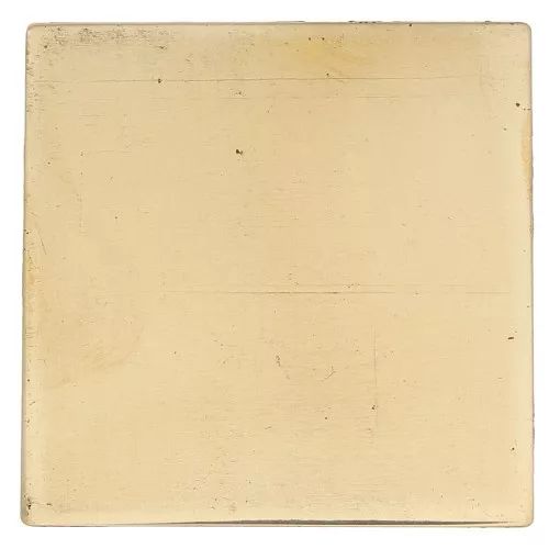 Targhetta in ottone 50x50 mm - spessore 0,8 mm - Ottone x1