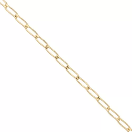 Catena maglia Cavallo limata 2.9 mm Gold filled x20cm