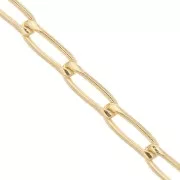 Catena maglia Cavallo limata 2.9 mm Gold filled x20cm