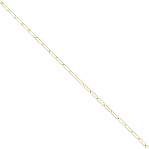 Catena maglia rettangolo limata 1.7 mm Gold filled x50cm