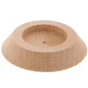 Base di legno da decorare par Puca® -James per fare un punto d'ago - 55 mm x1