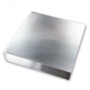 Blocco da battitura, piastra piatta in acciaio per gioielleria 10x10 cm x1