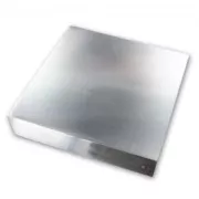 Blocco da battitura, piastra piatta in acciaio per gioielleria 10x10 cm x1