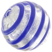 Tonda Murano mm. 10 foglio d'argento zigrinato Blu x1|raw }}