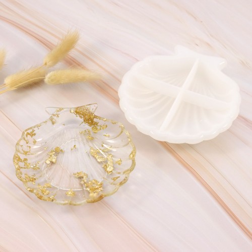 Stampo in silicone - conchiglia - 11x11 cm x1