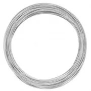 Bracciale molla 60 mm - rodiato x112 giri