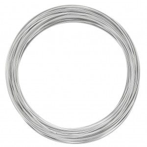 Bracciale molla 60 mm - rodiato x112 giri