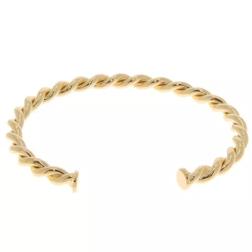 Bracciale intrecciato 4,7x170 mm - Placcato oro 3 micron x1