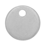 Mini zecchini rotondi 8 mm incisi S. Steel - Acciaio inossidabile 304 x10