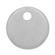 Mini zecchini rotondi 8 mm incisi S. Steel - Acciaio inossidabile 304 x10