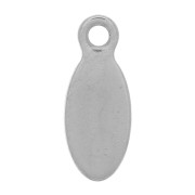 Mini zecchini gocce 10x4 mm incisi S. Steel - Acciaio inossidabile 304 x10