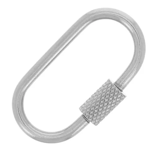 Chiusura ovale a vite 26x14,5 mm in acciaio inossidabile 304 x1