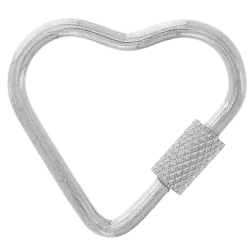 Chiusura a vite cuore in acciaio inossidabile 21,5x23,5 mm x1