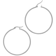 Orecchini cerchio 48x2 mm da decorare in acciaio inossidabile 304 x2