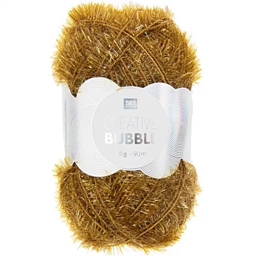 Creative Bubble - Filo per uncinetto per spugna Tawashi - Ocra x50g