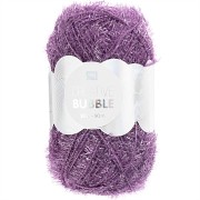 Creative Bubble - Filo per uncinetto per spugna Tawashi - Violette x50g