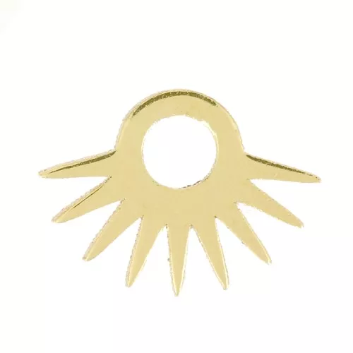 Mini ciondolo mezzo sole 5.5x7.5 mm - Gold filled x1