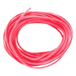 Filo di cotone cerato mm. 2 Red Fucsia x m. 5